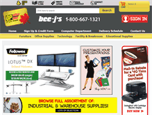 Tablet Screenshot of beejs.com